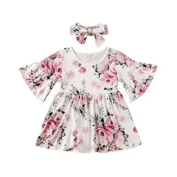 1-6Y Toddler Kids Baby Girl Dress Headband Clothes Flower Print Princess Party A-Line Dress+Headband
1-6Y Toddler Kids Baby Girl Dress Headband Clothes Flower Print Princess Party A-Line Dress+Headband