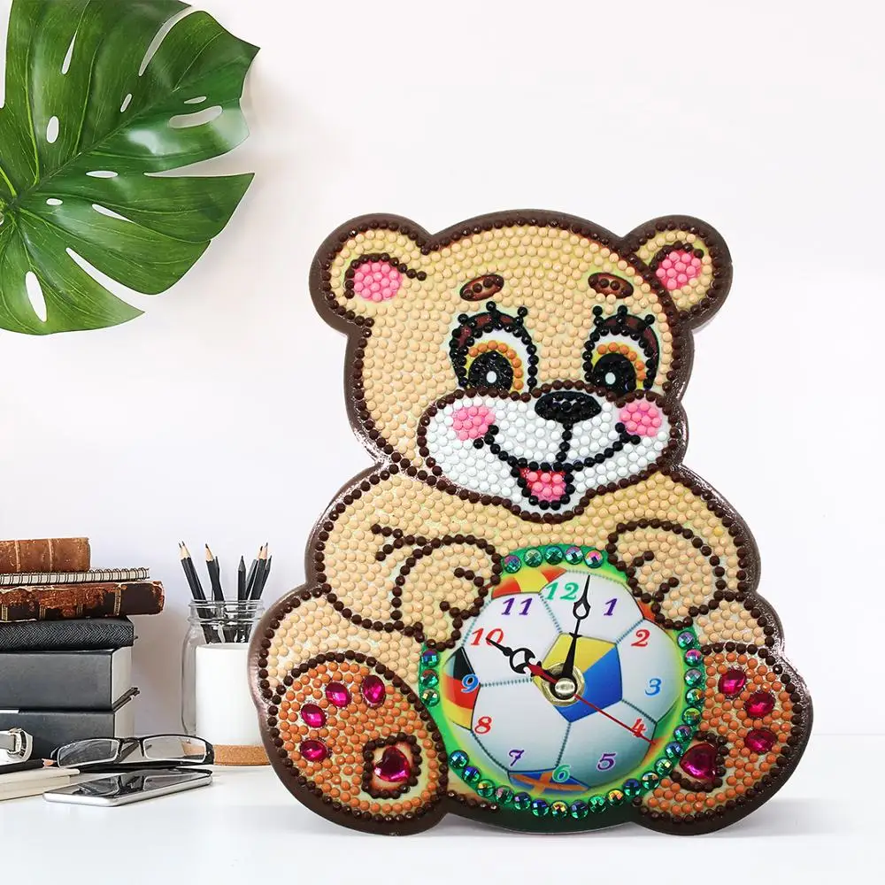 Cute Bear Pattern DIY 3D Diamond Painting Clock New Comming Daimond Painting Embroidery Cross Stitch Kids Gift Home Decoration
Cute Bear Pattern DIY 3D Diamond Painting Clock New Comming Daimond Painting Embroidery Cross Stitch Kids Gift Home Decoration