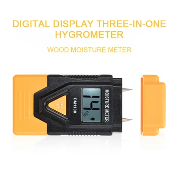 Detecting Tool Mixed Soil Hygrometer Moisture Meter Tester Wood Firewood Cardboard Plaster Concrete Logs Detector Mayitr
Detecting Tool Mixed Soil Hygrometer Moisture Meter Tester Wood Firewood Cardboard Plaster Concrete Logs Detector Mayitr