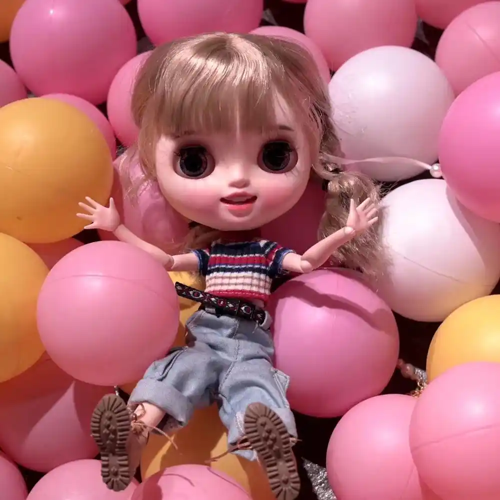 quality chinese doll bjd ball joint doll little happy cute girl