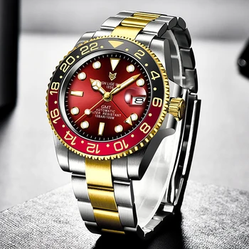 LIGE New Luxury Fashion Men Watch 100ATM Waterproof Date Clock Male Sport Watch Men Mechanical Wristwatch Relogio Masculino+Box
LIGE New Luxury Fashion Men Watch 100ATM Waterproof Date Clock Male Sport Watch Men Mechanical Wristwatch Relogio Masculino+Box