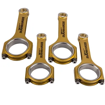 4PCS 145mm Titanizing Racing Connecting Rods Conrods For Fiat Abarth 131 Alfa Romeo 155 Bielle W/ ARP 2000 Bolts
4PCS 145mm Titanizing Racing Connecting Rods Conrods For Fiat Abarth 131 Alfa Romeo 155 Bielle W/ ARP 2000 Bolts