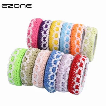 EZONE Fabric Lace Tape Masking Tape Adhesive Tape Cotton Fabric Lace Tape DIY Scrapbooking Decoration Students Stationery
EZONE Fabric Lace Tape Masking Tape Adhesive Tape Cotton Fabric Lace Tape DIY Scrapbooking Decoration Students Stationery