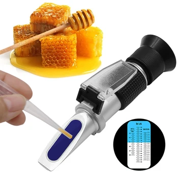 Handheld Honey Automatic Monitoring Refractometer Sugar Meter Honey Meter Measurement For Honey Moisturizing 58-92% Ratio Range
Handheld Honey Automatic Monitoring Refractometer Sugar Meter Honey Meter Measurement For Honey Moisturizing 58-92% Ratio Range