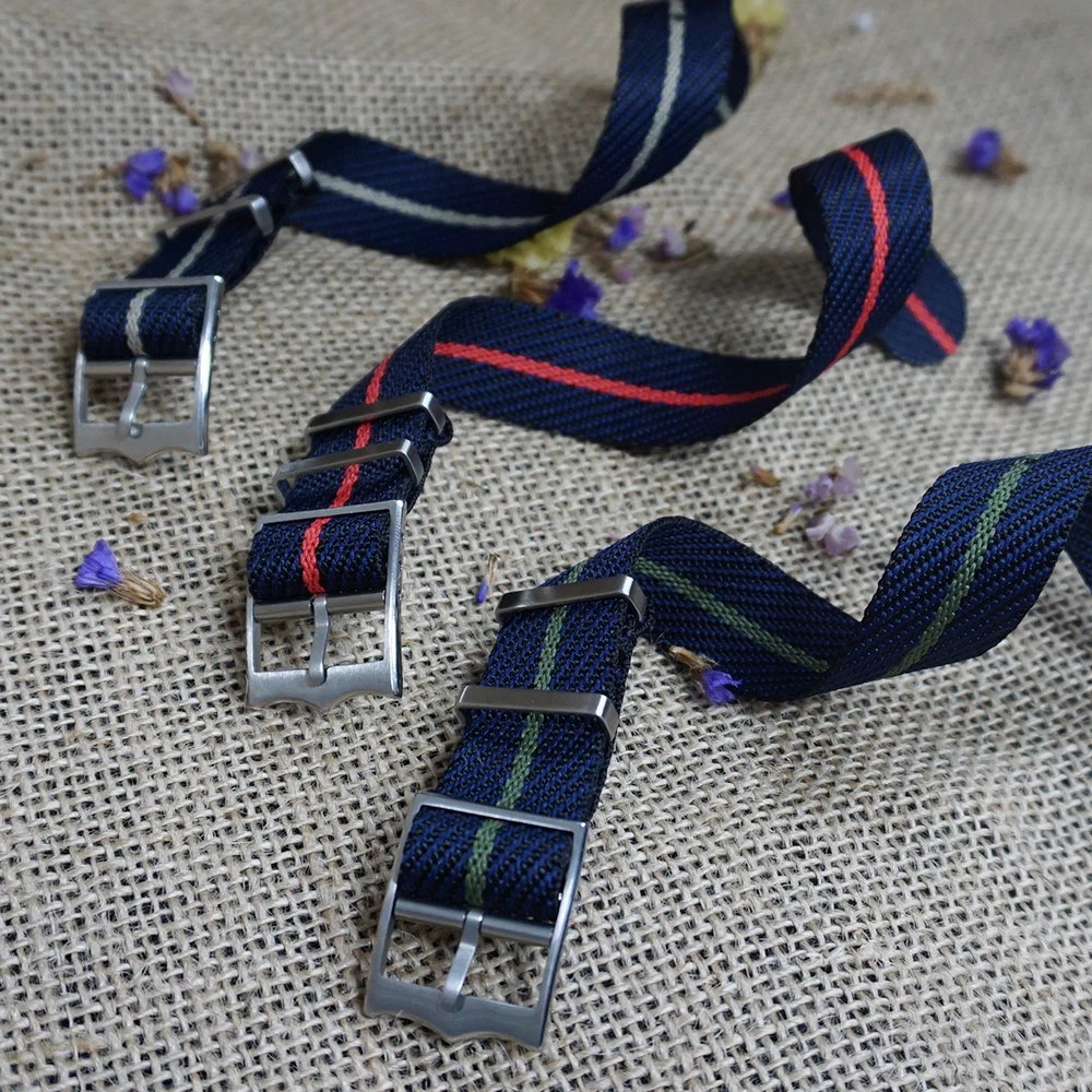New Material 20mm 22mm Striped For Tudor Black Bay Strap For French Troops Parachute Bag Nato Strap For James Bond Watch Militar
New Material 20mm 22mm Striped For Tudor Black Bay Strap For French Troops Parachute Bag Nato Strap For James Bond Watch Militar