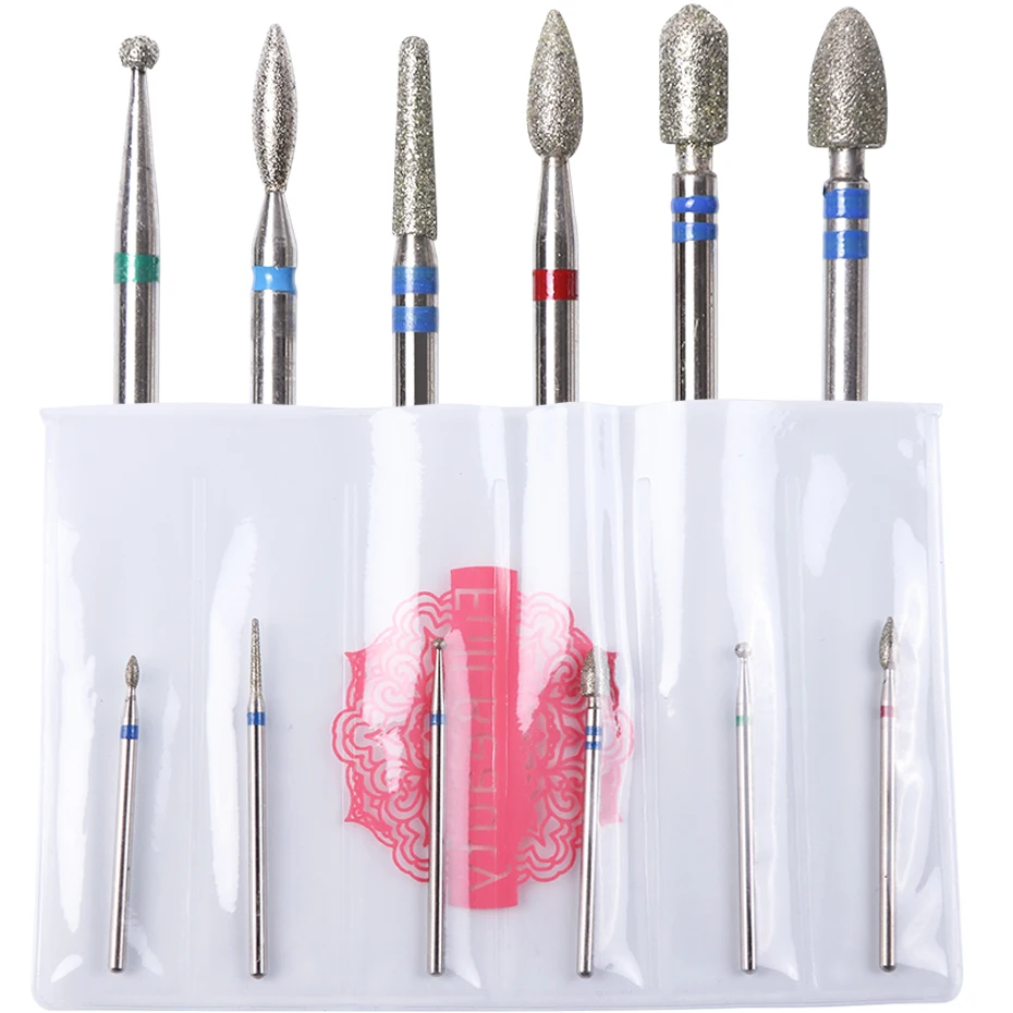 6 Type Ceramic Nail Drill Bits Set Milling Cutter for Pedicure Manicure Machine Electric Nail Files Accessories Tool LEMix6-JG#7
6 Type Ceramic Nail Drill Bits Set Milling Cutter for Pedicure Manicure Machine Electric Nail Files Accessories Tool LEMix6-JG#7