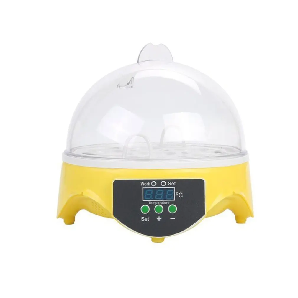 Mini 7 Eggs Chicken Bird Incubator Egg Rack Tray Automatic Intelligent Control Quail Parrot Egg Incubation Tool EU Plug
Mini 7 Eggs Chicken Bird Incubator Egg Rack Tray Automatic Intelligent Control Quail Parrot Egg Incubation Tool EU Plug