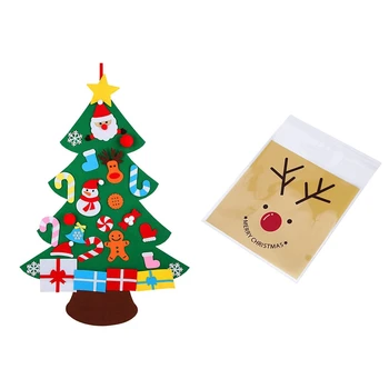 50 Pcs Elk Self Adhesive Christmas Cookie Cellophane Gift Treat Candy Bags & 1 Set 3D Felt Christmas Tree Wall Hanging 3Ft Chris
50 Pcs Elk Self Adhesive Christmas Cookie Cellophane Gift Treat Candy Bags & 1 Set 3D Felt Christmas Tree Wall Hanging 3Ft Chris