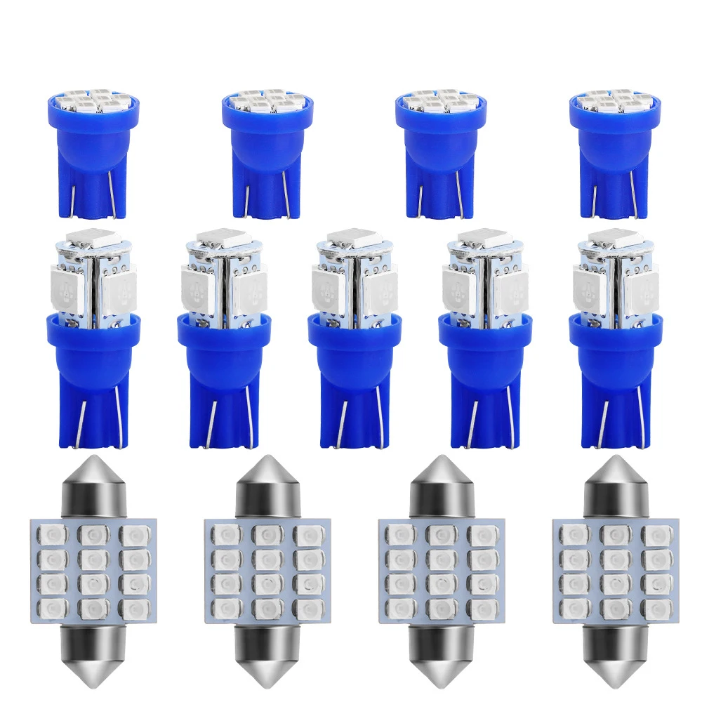 13PCS automobile led T10 double point 31mm interior reading lamp car lamp license plate lamp set
13PCS automobile led T10 double point 31mm interior reading lamp car lamp license plate lamp set