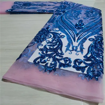 2021 Blue High Quality African Sequins Lace Fabric French Net Embroidery Tulle Lace Fabric For Nigerian Wedding Party Dress
2021 Blue High Quality African Sequins Lace Fabric French Net Embroidery Tulle Lace Fabric For Nigerian Wedding Party Dress