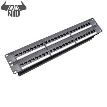 DANIU 19I" 1U Cabinet Rack Pass-through 24 Port CAT6 Patch Panel RJ45 Network Cable Tester Jack Modular Distribution Frame Tool
DANIU 19I" 1U Cabinet Rack Pass-through 24 Port CAT6 Patch Panel RJ45 Network Cable Tester Jack Modular Distribution Frame Tool