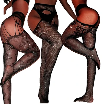 Sexy Stockings Nylons Women Plus Size Pantyhose Crotchless Tights Open Crotch Lady Diamond Bling Rhinestone Carnival Party
Sexy Stockings Nylons Women Plus Size Pantyhose Crotchless Tights Open Crotch Lady Diamond Bling Rhinestone Carnival Party
