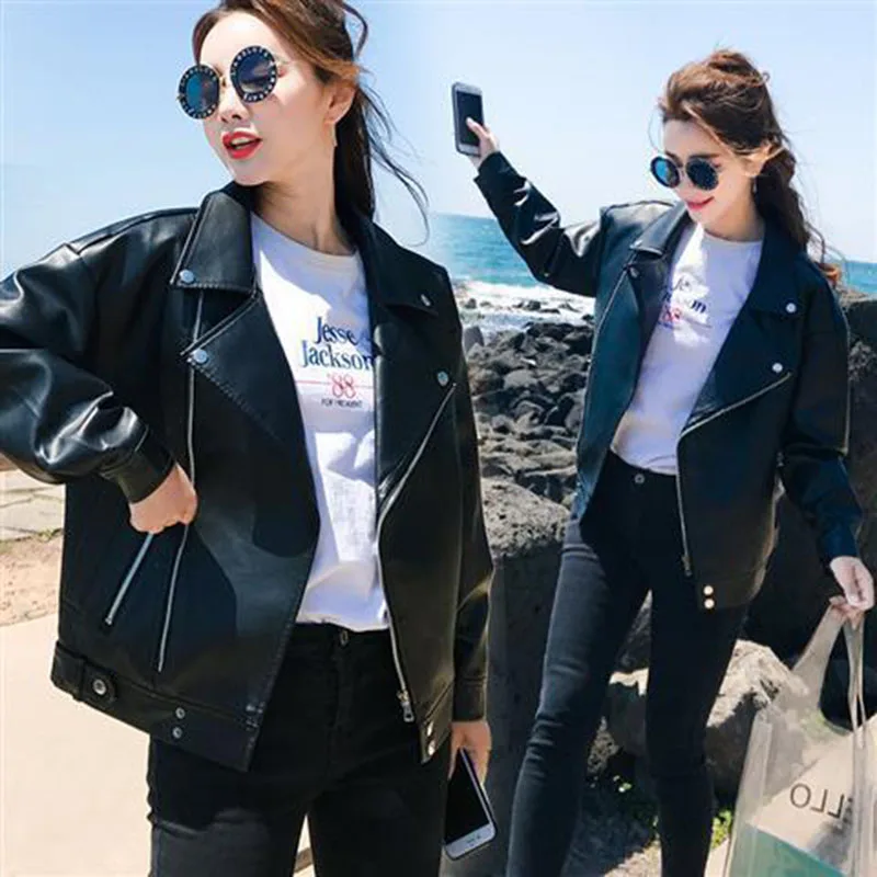 Leather Jacket Women's Student Loose New Short 2023 Autumn And Winter Plus Size Coat Motorcycle Leather Women's Clothing
Leather Jacket Women's Student Loose New Short 2023 Autumn And Winter Plus Size Coat Motorcycle Leather Women's Clothing