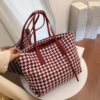 Luxury Design Plaid Casual Tote For Women Handbags Fashion Female Purses Ladies Shoulder Bags High Quality Hot Sale 
Luxury Design Plaid Casual Tote For Women Handbags Fashion Female Purses Ladies Shoulder Bags High Quality Hot Sale