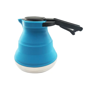 High Temperature Resistant Boil Kettle Outdoor Portable Foldable Silica Gel Kettle 1.5L
High Temperature Resistant Boil Kettle Outdoor Portable Foldable Silica Gel Kettle 1.5L