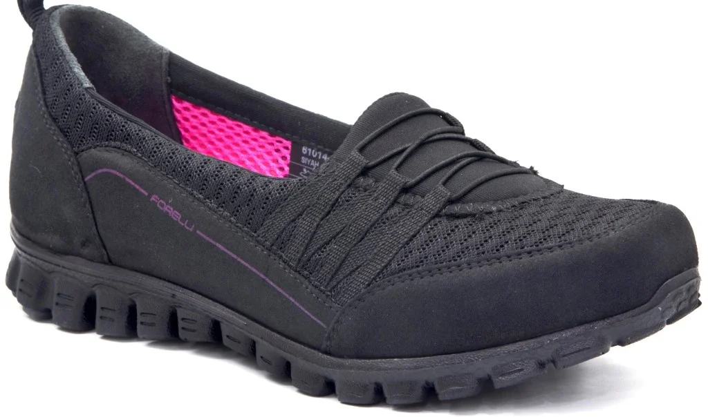 

Forelli 61014 Black 2021 Summer Season Women Shoes Orthopedic Business Elevator Flexible Daily Casual Use Walking Street Stlye