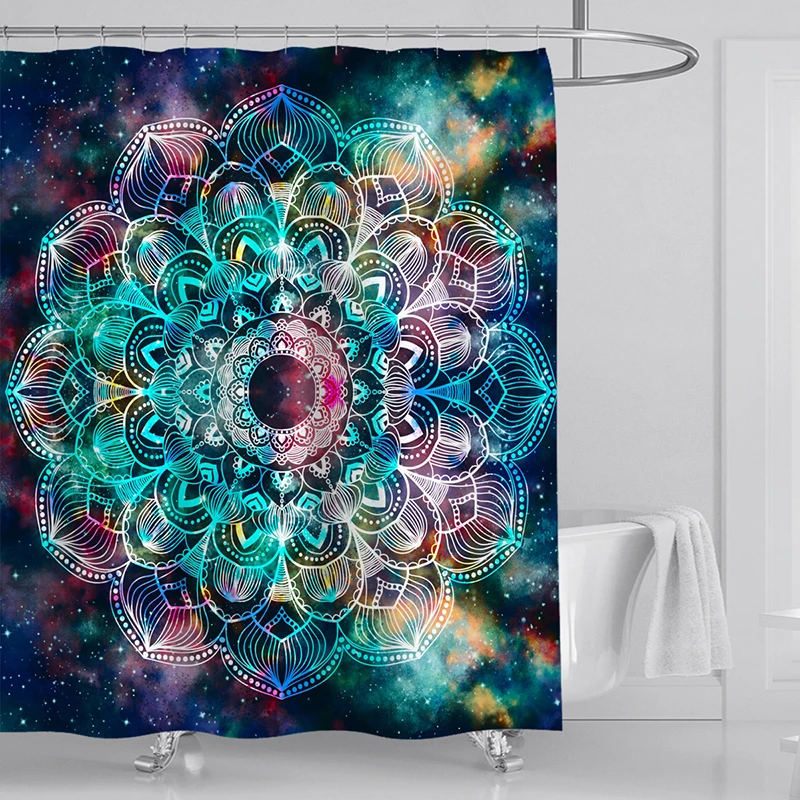 Shower Curtain 3D Printing Waterproof Starry Fantasy Mandala Pattern Curtain Washable Fabric Shower Curtain Bathroom 180x200cm
Shower Curtain 3D Printing Waterproof Starry Fantasy Mandala Pattern Curtain Washable Fabric Shower Curtain Bathroom 180x200cm
