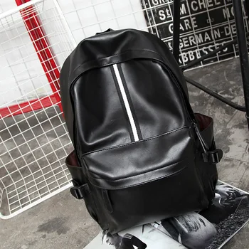 Top quality black color pu leather men backpack outdoor Large Capacity Hiking Climbing Camping backpack for male 0824-29 
Top quality black color pu leather men backpack outdoor Large Capacity Hiking Climbing Camping backpack for male 0824-29