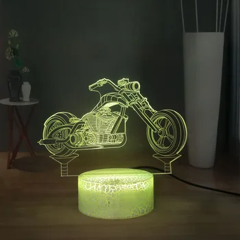 Creative Motorcycle LED Night Light 3D Visual Table Lamp USB Plug-in Battery Desk Lamp Touch Desk Lamp Cool Bedroom Night Lamp
Creative Motorcycle LED Night Light 3D Visual Table Lamp USB Plug-in Battery Desk Lamp Touch Desk Lamp Cool Bedroom Night Lamp