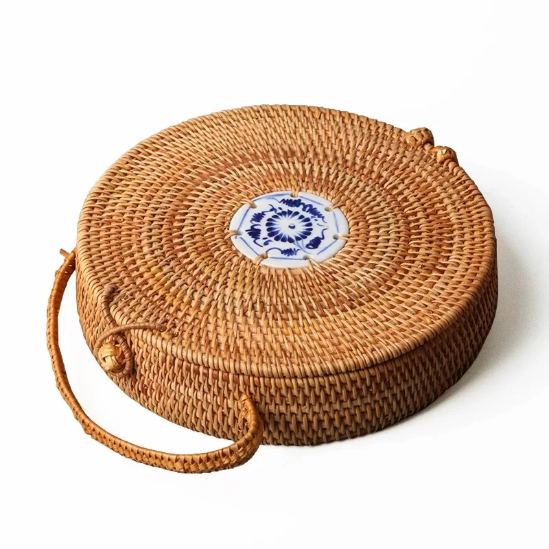 Handmade Rattan Woven Pu-erh Tea Cake Storage Box Canister with rope tea tin containers vintage round tea tin box cans best gift
Handmade Rattan Woven Pu-erh Tea Cake Storage Box Canister with rope tea tin containers vintage round tea tin box cans best gift