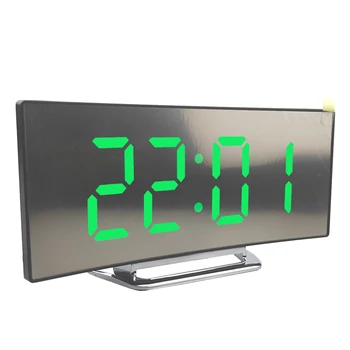 Electronic Alarm Clock Noiseless Design Digital LED Large Display Mirror Power off Memory Function AAA Not Batteries
Electronic Alarm Clock Noiseless Design Digital LED Large Display Mirror Power off Memory Function AAA Not Batteries