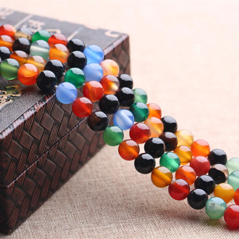 Grade A Natural Mixed Color Agate Beads 4mm-12mm Smooth Polished Round 15 Inch Strand MN36
Grade A Natural Mixed Color Agate Beads 4mm-12mm Smooth Polished Round 15 Inch Strand MN36