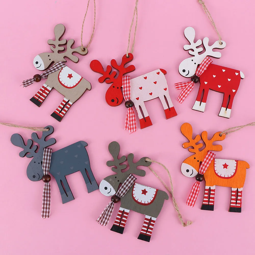 1Pc Elk Pendant Christmas Tree Decor Wood Painted Xmas Party Decor Deer Pendants Christmas Decoration for Home universal
1Pc Elk Pendant Christmas Tree Decor Wood Painted Xmas Party Decor Deer Pendants Christmas Decoration for Home universal