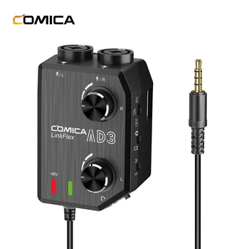 COMICA AD3 XLR/3.5mm/6.35mm Microphone Audio Preamp Mixer/Adapter/Guitar Interface for DSLR Cannon Nikon Camera iPhone Android
COMICA AD3 XLR/3.5mm/6.35mm Microphone Audio Preamp Mixer/Adapter/Guitar Interface for DSLR Cannon Nikon Camera iPhone Android