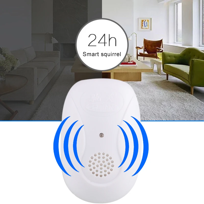 Mouse Expeller 5W Ultrasonic Electronic Mice Anti-Mosquito Device Rodent Repellent Effective White Cockroach Insect Killer
Mouse Expeller 5W Ultrasonic Electronic Mice Anti-Mosquito Device Rodent Repellent Effective White Cockroach Insect Killer