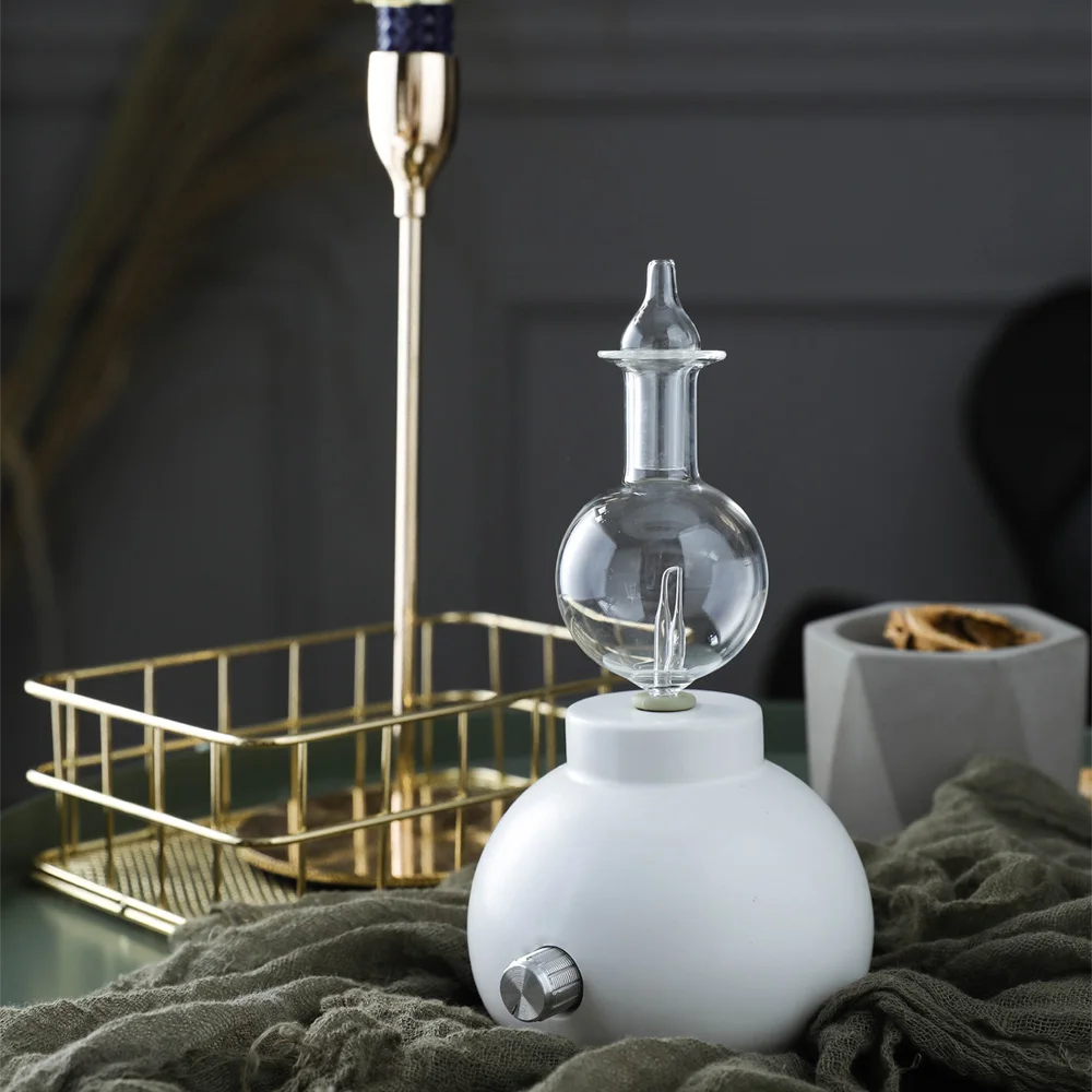 Classical Ceramic Pure Essential Oils Diffuser Glass Aromatherapy Air Fog Nebulizer Humidifier for Home Badroom Living Room
Classical Ceramic Pure Essential Oils Diffuser Glass Aromatherapy Air Fog Nebulizer Humidifier for Home Badroom Living Room