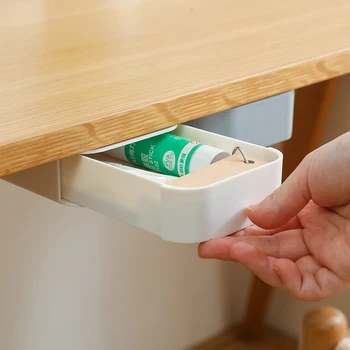 Storage Box Stationery Case Desk Organizer Invisible Under Table Office Paste On Drawer Divider ABS No Trace UY8
Storage Box Stationery Case Desk Organizer Invisible Under Table Office Paste On Drawer Divider ABS No Trace UY8