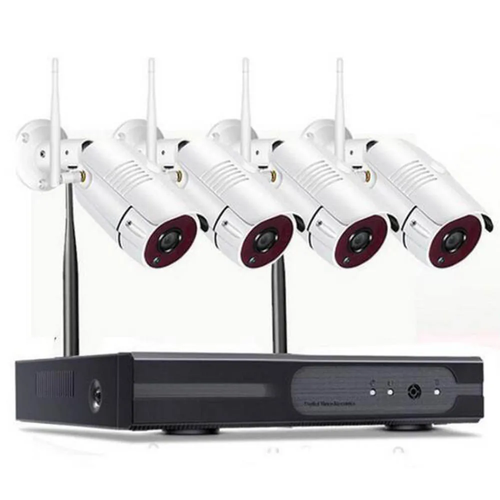 Newest WIFI IP Bullet Camera 1080P 4CH NVR Wireless CCTV Security System Kit Infrared 4PCS Cam Remote Viewing by IP Pro 3T hdd
Newest WIFI IP Bullet Camera 1080P 4CH NVR Wireless CCTV Security System Kit Infrared 4PCS Cam Remote Viewing by IP Pro 3T hdd
