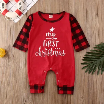 Pudcoco Newborn Baby Girl Clothes My 1st Christmas Print Long Sleeve Plaids Romper Jumpsuit One-Piece Outfit Cotton Clothes
Pudcoco Newborn Baby Girl Clothes My 1st Christmas Print Long Sleeve Plaids Romper Jumpsuit One-Piece Outfit Cotton Clothes