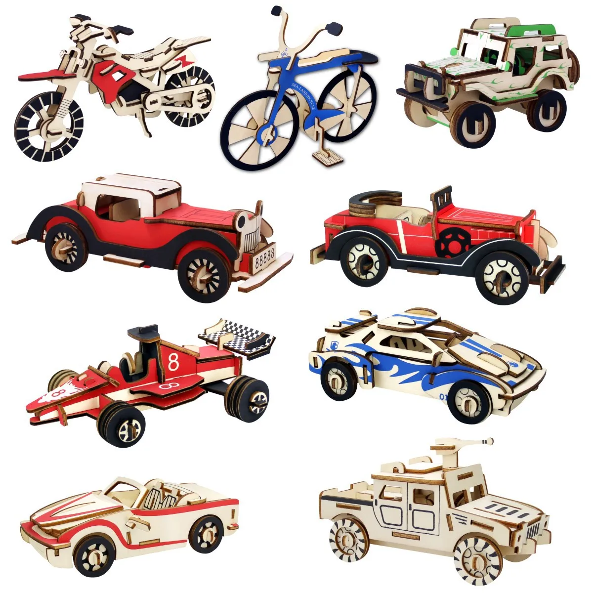 3D Wooden Children's Educational Creative Toys Puzzles Laser Cutting High Quality Sports Car Puzzle Assembly Games Adult Gift
3D Wooden Children's Educational Creative Toys Puzzles Laser Cutting High Quality Sports Car Puzzle Assembly Games Adult Gift