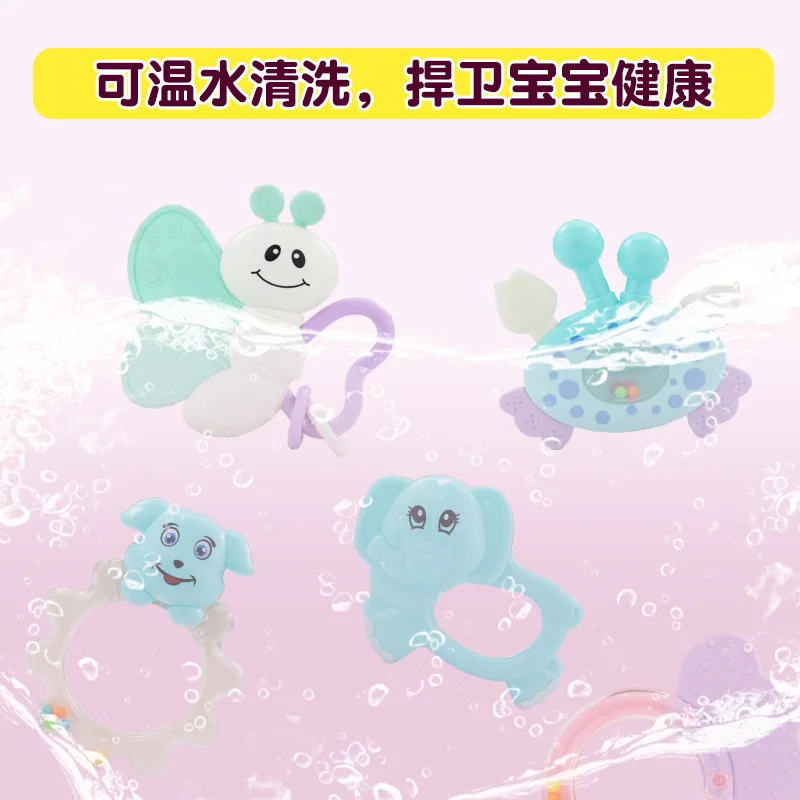 Newborn Baby Toys 0-1-Year-Old Hand Teether Rattle Feeding Bottle Set Baby Early Childhood Ring
Newborn Baby Toys 0-1-Year-Old Hand Teether Rattle Feeding Bottle Set Baby Early Childhood Ring