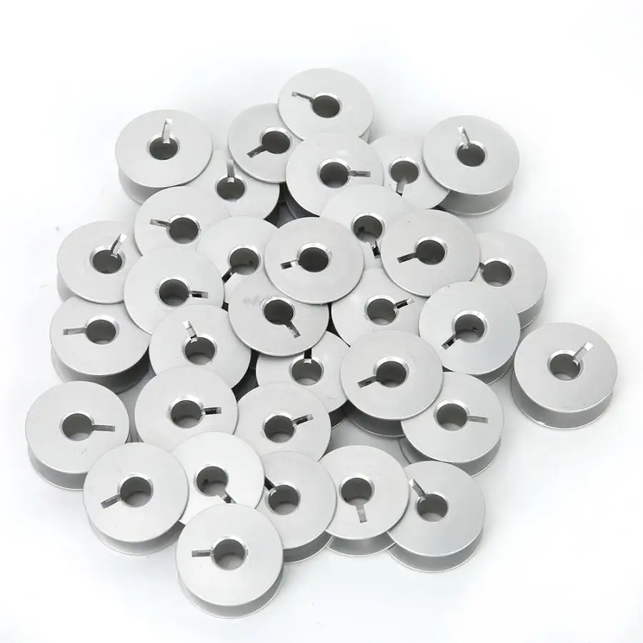 100pcs 55623A Aluminum Bobbins Slotted for Industrial Sewing Machine Parts Sewing Machine Tools
100pcs 55623A Aluminum Bobbins Slotted for Industrial Sewing Machine Parts Sewing Machine Tools