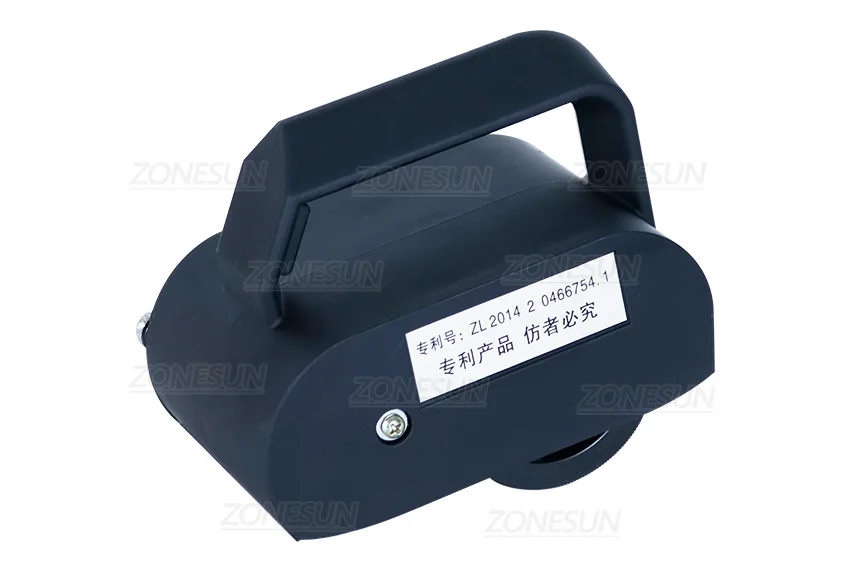 ZONESUN Manual Cartons Date Code Printers Batch Number Rolling Coding Machine