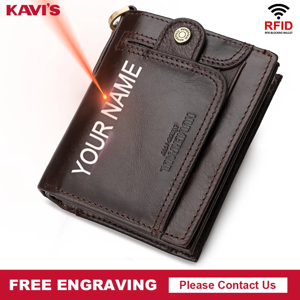 Кошелек KAVIS мужской из натуральной кожи с Rfid-защитой, маленький бумажник с монетницей, мини-кредитница с цепочкой, портмоне с гравировкой
Кошелек KAVIS мужской из натуральной кожи с Rfid-защитой, маленький бумажник с монетницей, мини-кредитница с цепочкой, портмоне с гравировкой