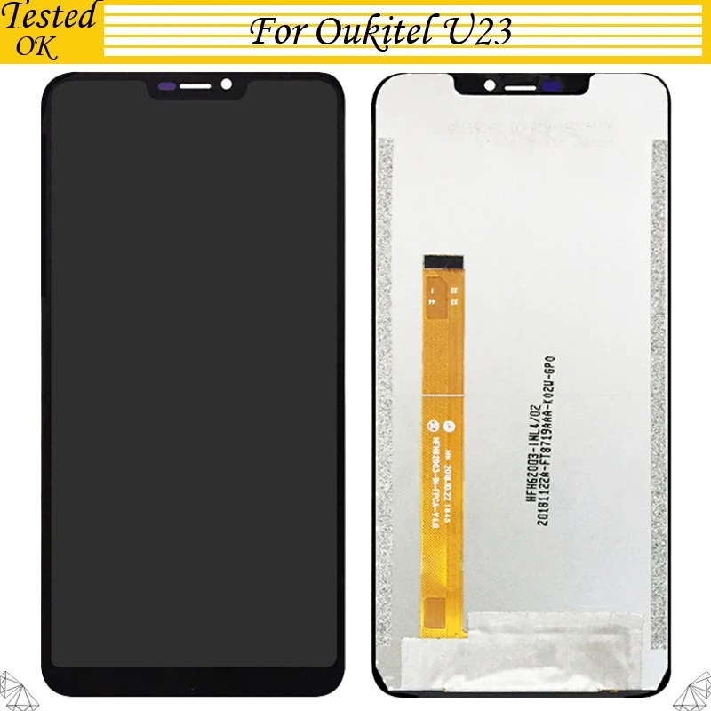 6.18 Inch For Oukitel U23 LCD Display+Touch Screen Screen Digitizer 100% Tested OK Assembly Repair Parts For Oukitel U 23 LCD
6.18 Inch For Oukitel U23 LCD Display+Touch Screen Screen Digitizer 100% Tested OK Assembly Repair Parts For Oukitel U 23 LCD