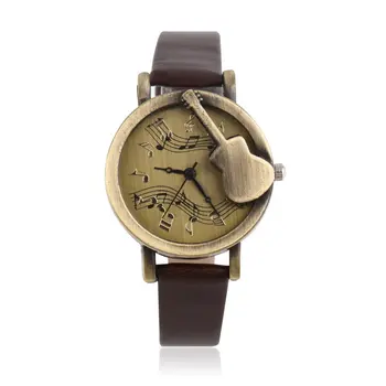 GENBOLI Vintage Unique Design Guitar Pattern Stave Dial Music Notation Analog Quartz Wrist Watch PU Leather Watchs Retro Gift
GENBOLI Vintage Unique Design Guitar Pattern Stave Dial Music Notation Analog Quartz Wrist Watch PU Leather Watchs Retro Gift