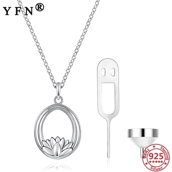 YFN 925 Sterling Silver Urn Necklaces for Ashes Memorial Urns Necklace Lotus Flower Pet Ash Cremation Pendants Cremation Jewelry 
YFN 925 Sterling Silver Urn Necklaces for Ashes Memorial Urns Necklace Lotus Flower Pet Ash Cremation Pendants Cremation Jewelry