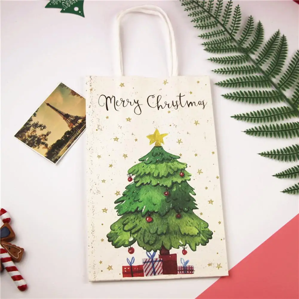 christmas gift bags paper bag christmas tree star