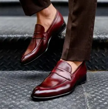 High Quality Fashion Men Pu Leather business Shoe Male Casual Classic Trendy Vinage Stylish Loafer Shoes Zapatos De Hombre TV422
High Quality Fashion Men Pu Leather business Shoe Male Casual Classic Trendy Vinage Stylish Loafer Shoes Zapatos De Hombre TV422