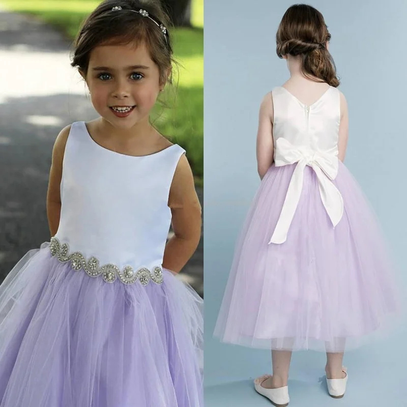 White Flower Girl Dresses Sleeveless For Wedding Tulle Kids Pageant Evening Gowns First Holy Communion Party Dresses
White Flower Girl Dresses Sleeveless For Wedding Tulle Kids Pageant Evening Gowns First Holy Communion Party Dresses