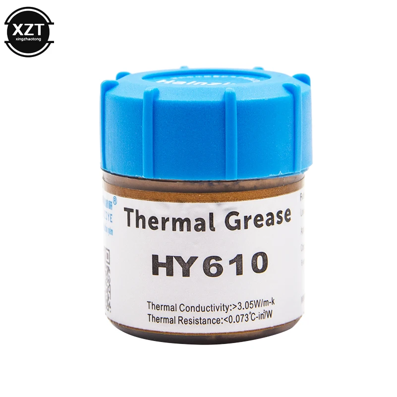 HY610 20g Processor CPU Cooler Cooling Fan Thermal Grease Compound Golden Heatsink Conductive Plaster Paste
HY610 20g Processor CPU Cooler Cooling Fan Thermal Grease Compound Golden Heatsink Conductive Plaster Paste