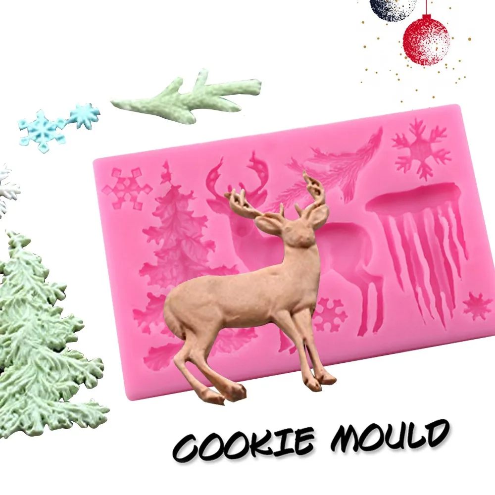 Christmas Decorations Silicone Mold Elk/Glacier chocolate Party DIY fondant Pastry baking cooking cake decorating tools #25
Christmas Decorations Silicone Mold Elk/Glacier chocolate Party DIY fondant Pastry baking cooking cake decorating tools #25