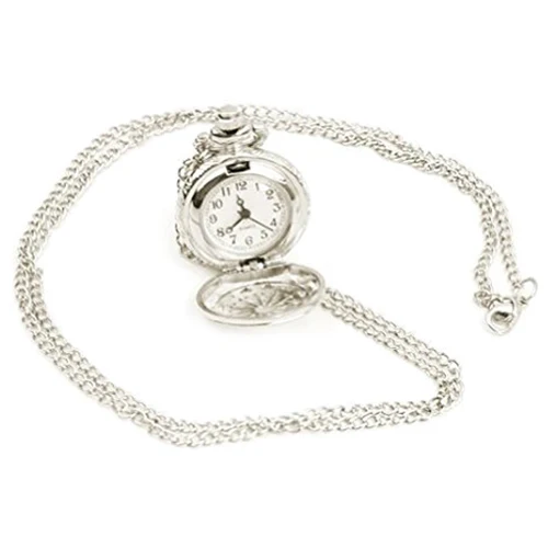 Silver Plated Pendant Watch Chain Clock Quartz Watch as Necklace Pocket Watch New
Silver Plated Pendant Watch Chain Clock Quartz Watch as Necklace Pocket Watch New