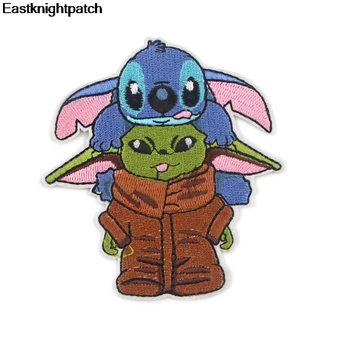 12pcs/lot E1427 Cartoon DIY Mandalorian Patch Embroidered Striped Badge Iron On Patches For Jacket Baby Yoda Patch Applique
12pcs/lot E1427 Cartoon DIY Mandalorian Patch Embroidered Striped Badge Iron On Patches For Jacket Baby Yoda Patch Applique