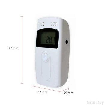 LCD USB Mini Temperature Humidity Recorder Data Logger PDF Word Excel Print Built in External Sensor Audio Alarm 16000 Points
LCD USB Mini Temperature Humidity Recorder Data Logger PDF Word Excel Print Built in External Sensor Audio Alarm 16000 Points