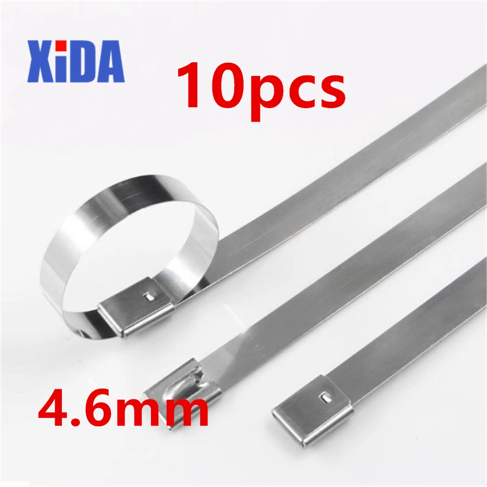 10PCS 4.6mm 304STAINLESS STEEL METAL CABLE TIES TIE ZIP WRAP EXHAUST HEAT STRAPS INDUCTION PIPE Free Shipping
10PCS 4.6mm 304STAINLESS STEEL METAL CABLE TIES TIE ZIP WRAP EXHAUST HEAT STRAPS INDUCTION PIPE Free Shipping
